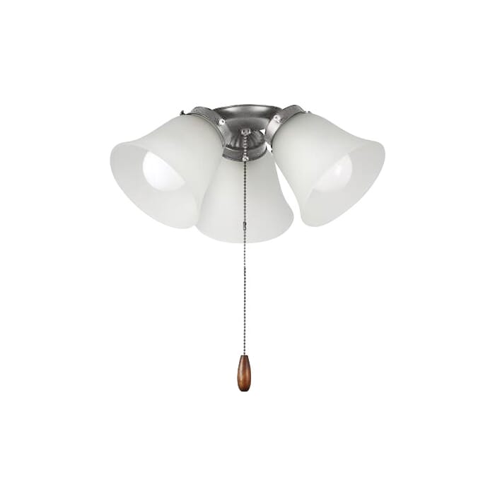 Fan Light Kits 3-Light LED Ceiling Fan Light Kit Light Kit in Satin Nickel Fan Light Kits 3-Light LED Ceiling Fan Light Kit Light Kit in Satin Nickel