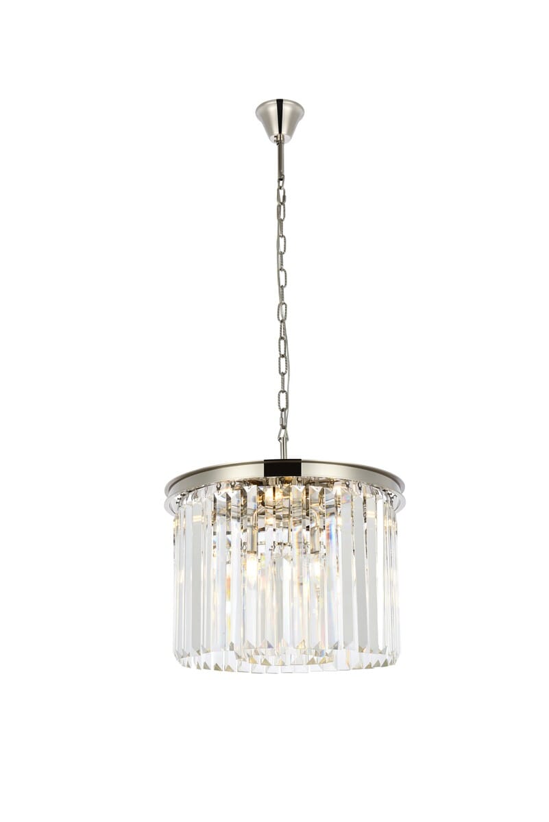 Sydney 6-Light Pendant in Polished Nickel