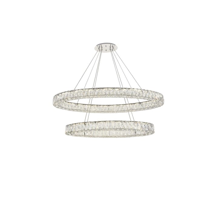 Monroe LED Chandelier in Chrome Monroe LED Chandelier in Chrome