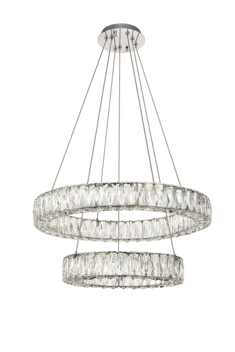 Monroe LED Chandelier in Chrome