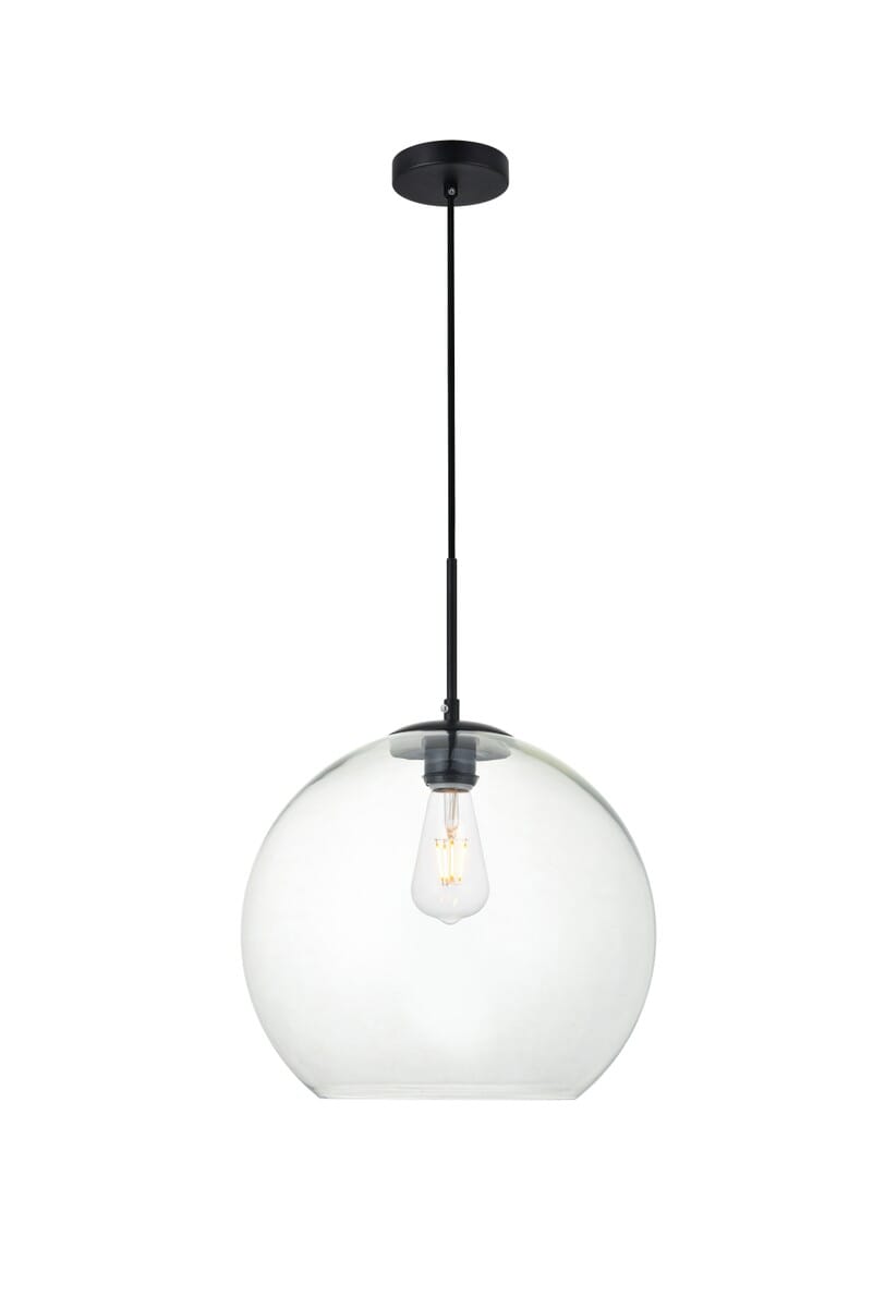 BAXTER 1-Light Pendant in Black
