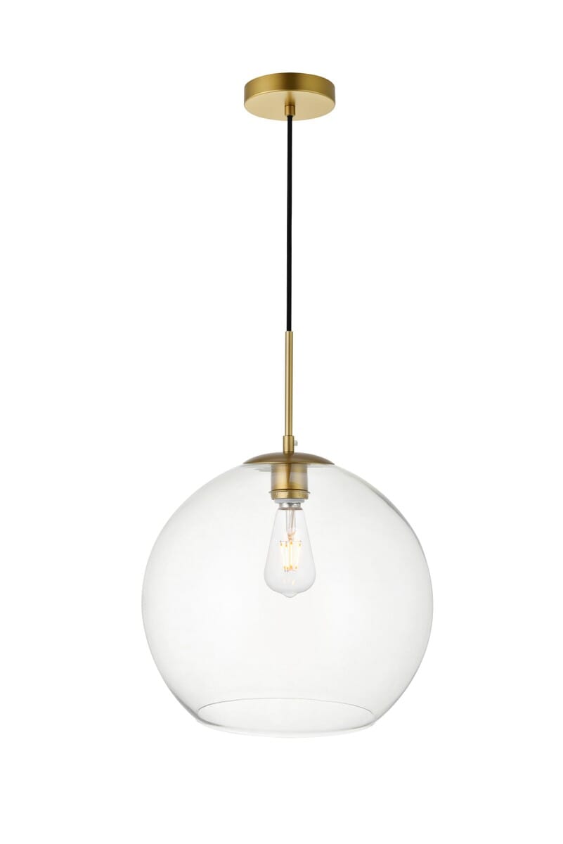 BAXTER 1-Light Pendant in Brass