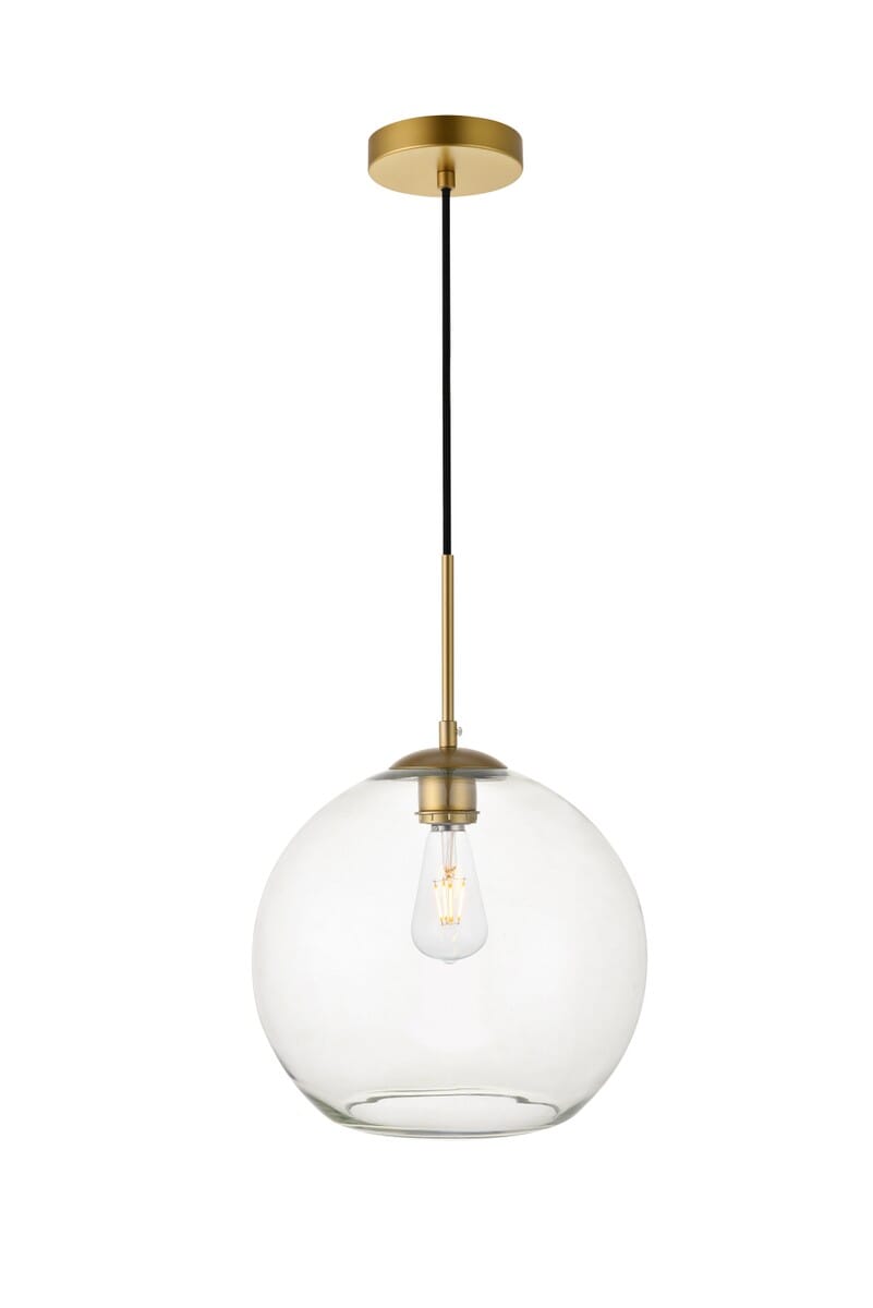 BAXTER 1-Light Pendant in Brass