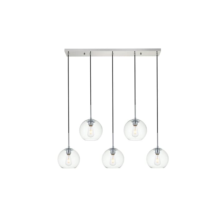 BAXTER 5-Light Pendant in Chrome BAXTER 5-Light Pendant in Chrome