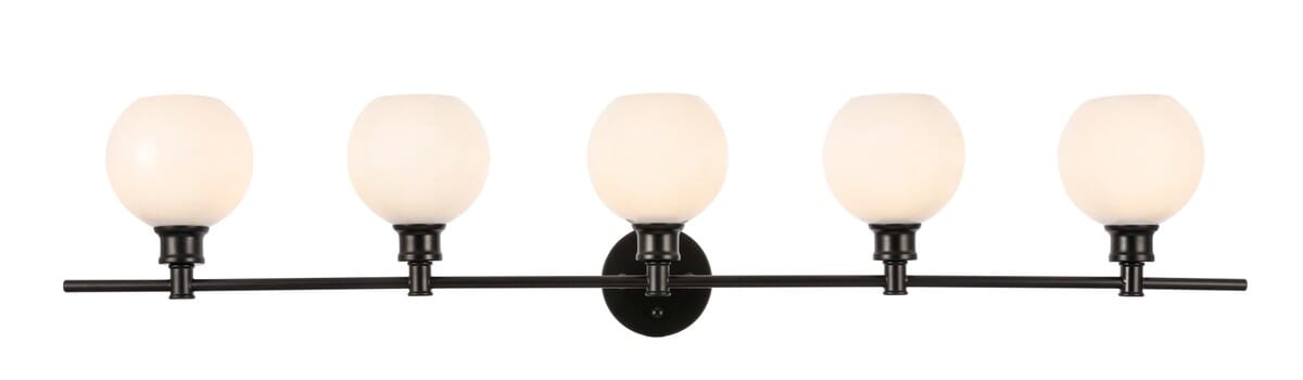 Collier 5-Light Wall Sconce in Black