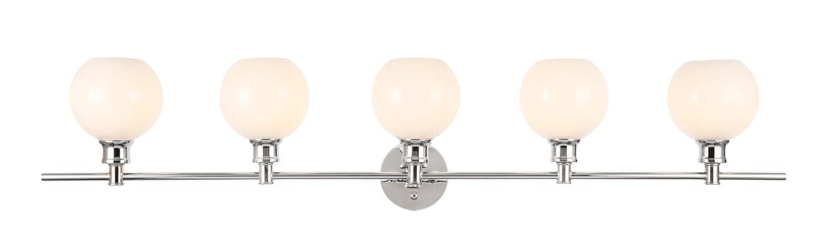 Collier 5-Light Wall Sconce in Chrome