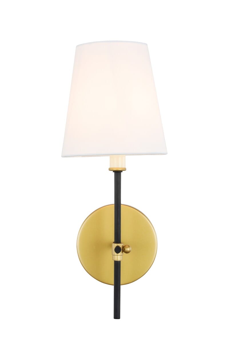 Mel 1-Light Wall Sconce in brass