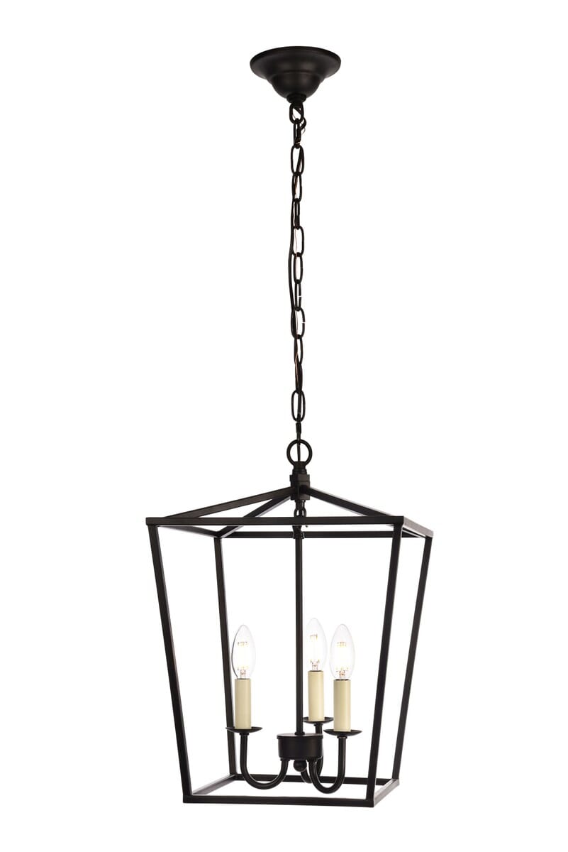 Maddox 3-Light Pendant in Black