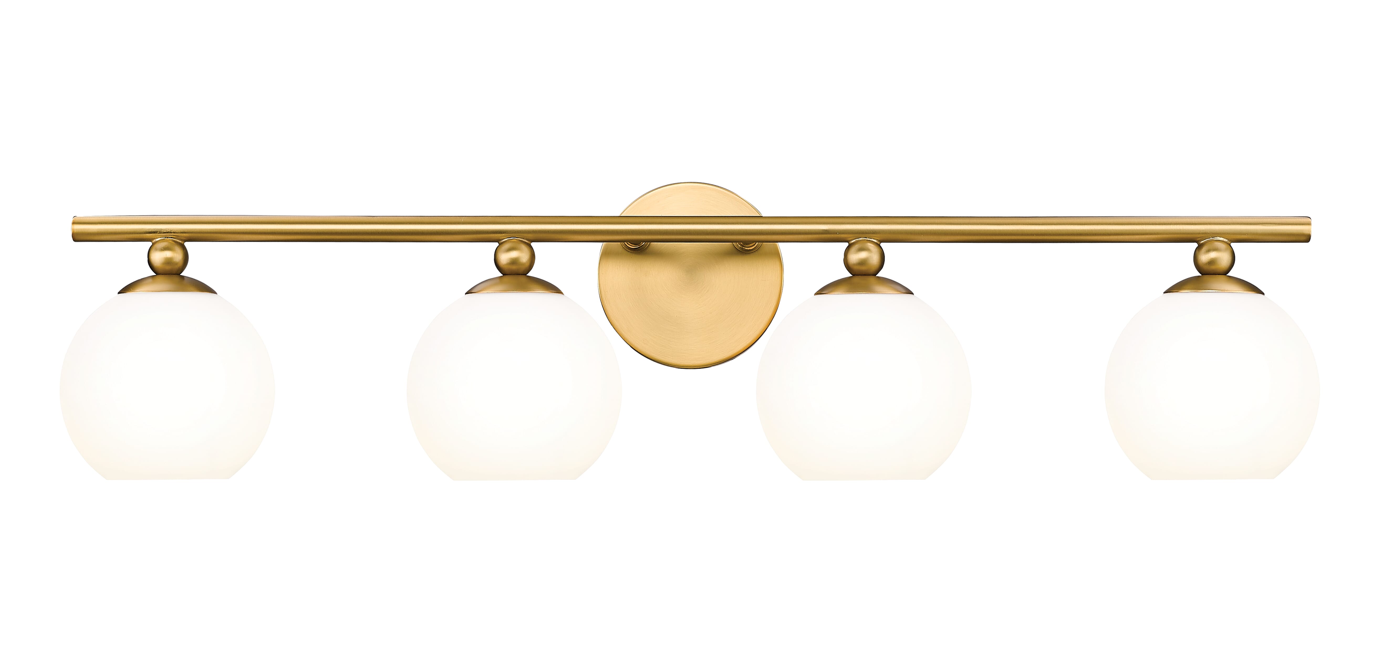 Four light outlet vanity light