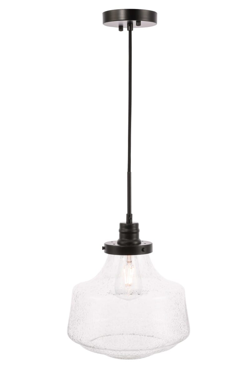 Lyle 1-Light Pendant in Black