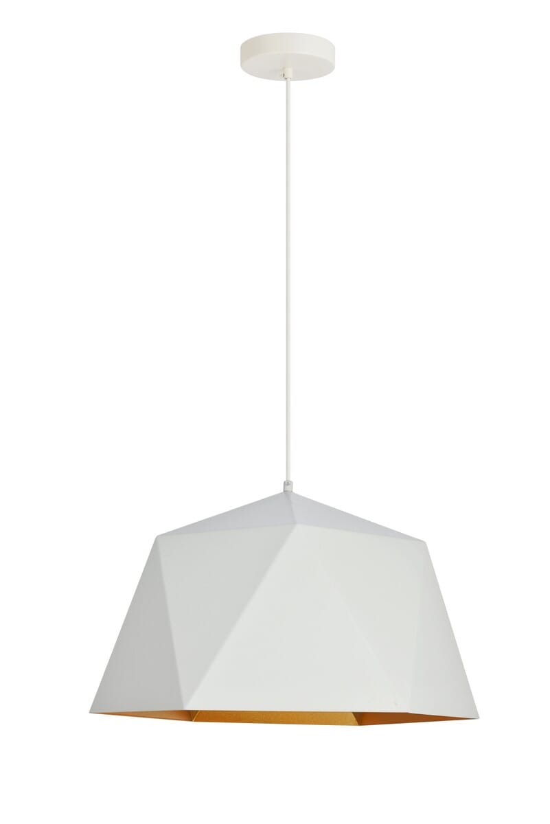 Arden 1-Light Pendant in White