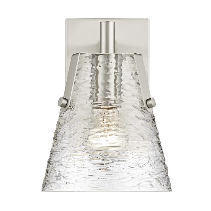 Analia 1-Light Wall Sconce in Brushed Nickel Analia 1-Light Wall Sconce in Brushed Nickel