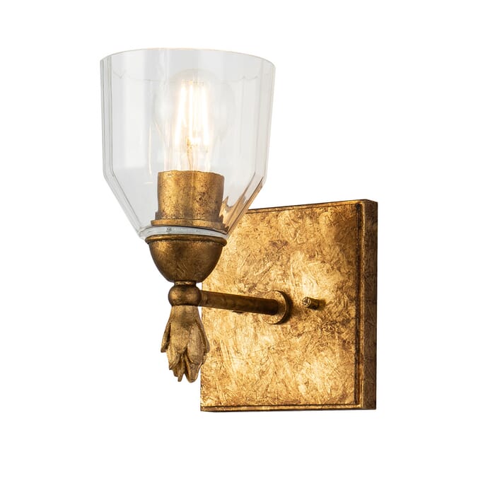 Felice 1-Light Wall Sconce in Gold Felice 1-Light Wall Sconce in Gold