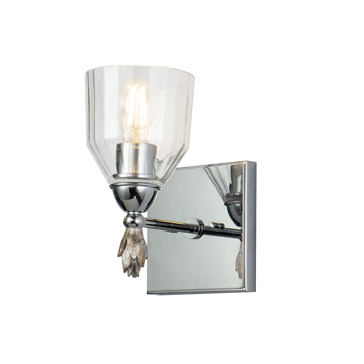 Felice 1-Light Wall Sconce in Polished Chrome