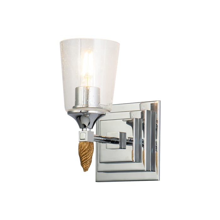 Vetiver 1-Light Wall Sconce in Polished Chrome Vetiver 1-Light Wall Sconce in Polished Chrome