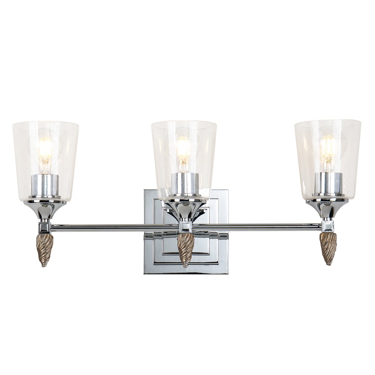 Vetiver 3-Light Bathroom Vanity Light in Polished Chrome