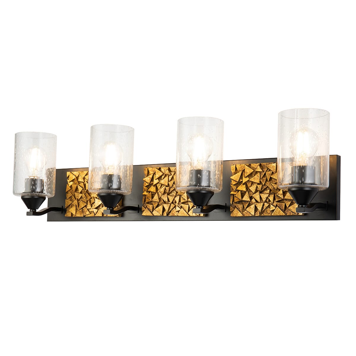 Bocage 4-Light Bathroom Vanity Light in Matte Black