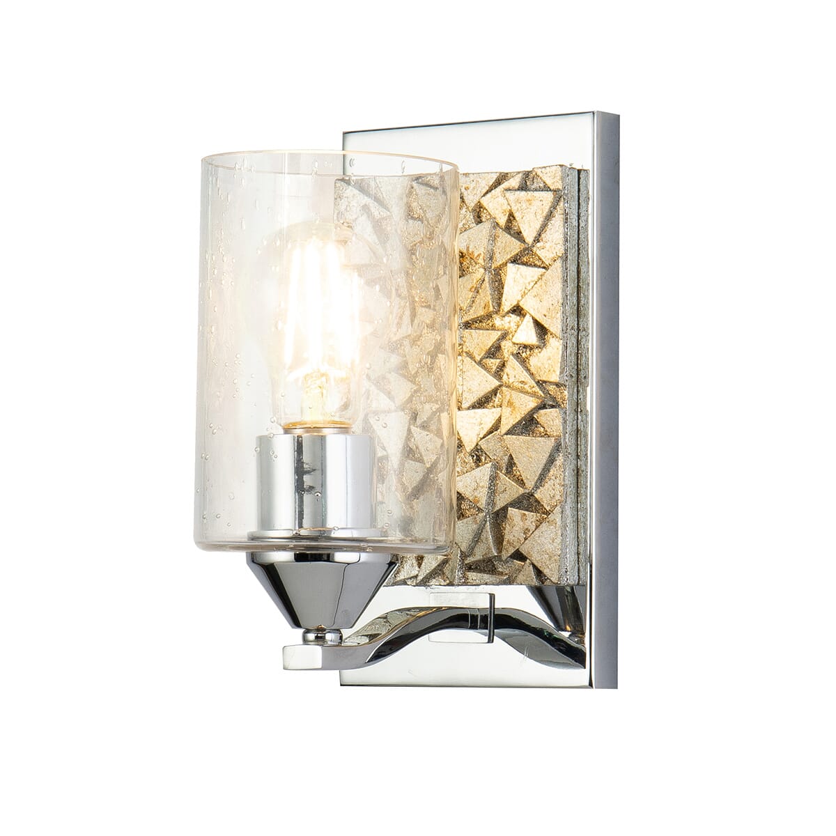 Bocage 1-Light Wall Sconce in Polished Chrome