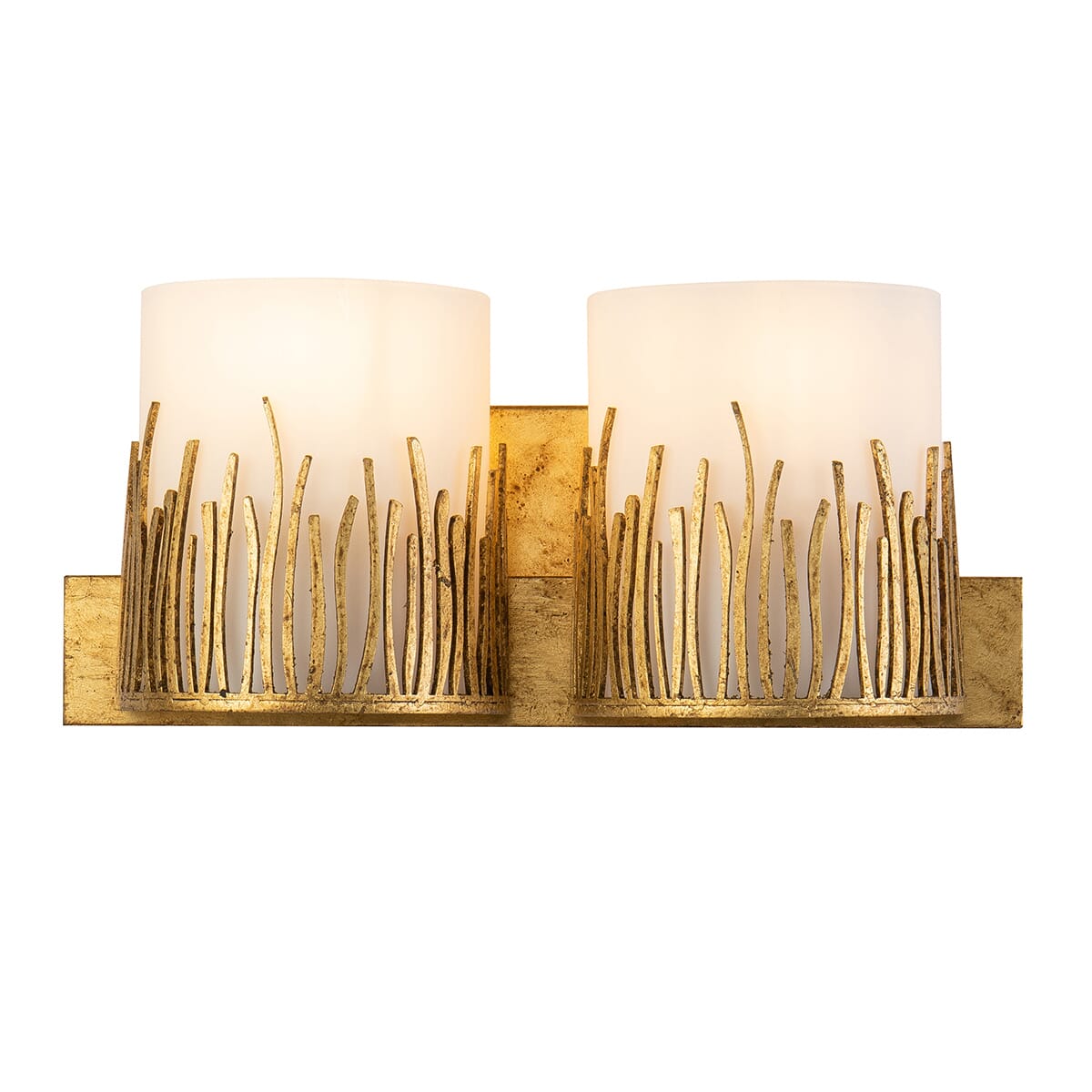 Sawgrass 2-Light Bathroom Vanity Light in Gold