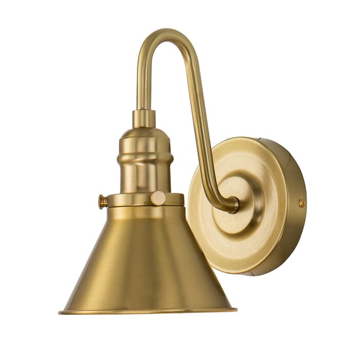 Provence 1-Light Wall Sconce in Aged Brass Provence 1-Light Wall Sconce in Aged Brass