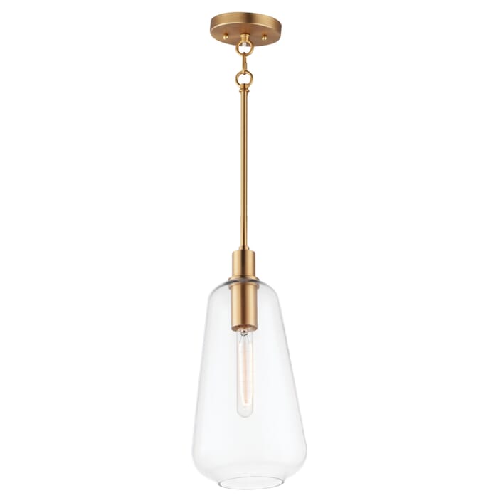 Babylon 1-Light Pendant in Satin Brass Babylon 1-Light Pendant in Satin Brass