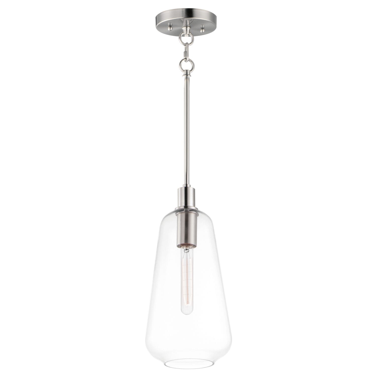 Babylon 1-Light Pendant in Satin Nickel