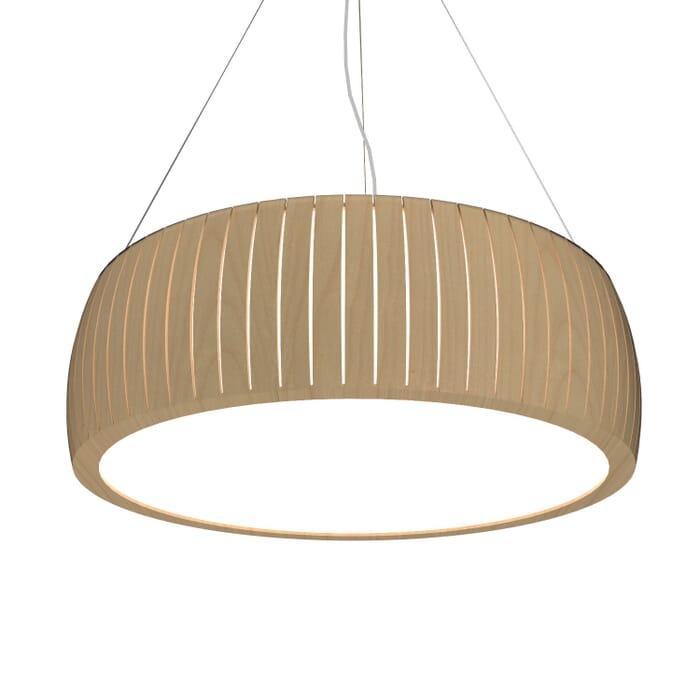 Barrel LED Pendant in Maple Barrel LED Pendant in Maple