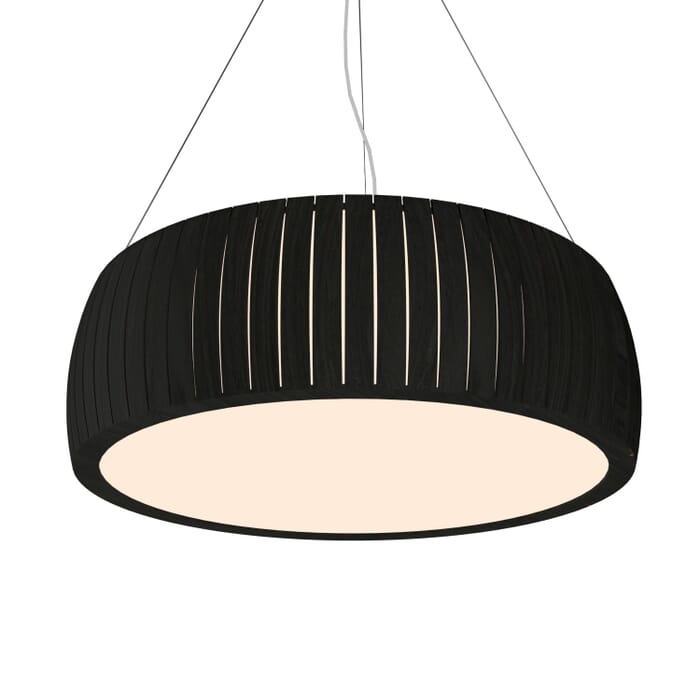 Barrel LED Pendant in Charcoal Barrel LED Pendant in Charcoal