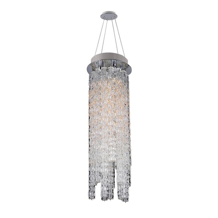 Allegri Botticelli 3-Light Pendant Light in Chrome Allegri Botticelli 3-Light Pendant Light in Chrome