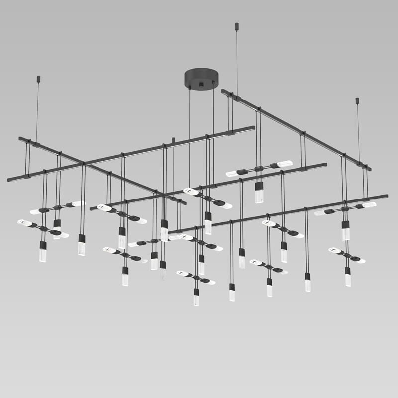 Six Light Pendant by Sonneman