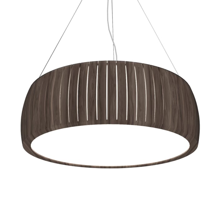 Barrel LED Pendant in American Walnut Barrel LED Pendant in American Walnut