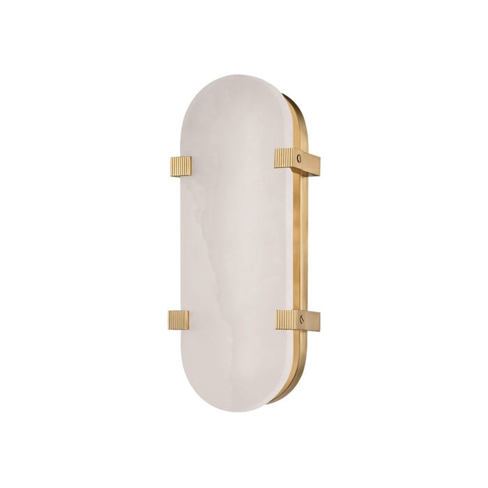 Hudson Valley Skylar 14" Wall Sconce in Aged Brass Hudson Valley Skylar 14" Wall Sconce in Aged Brass