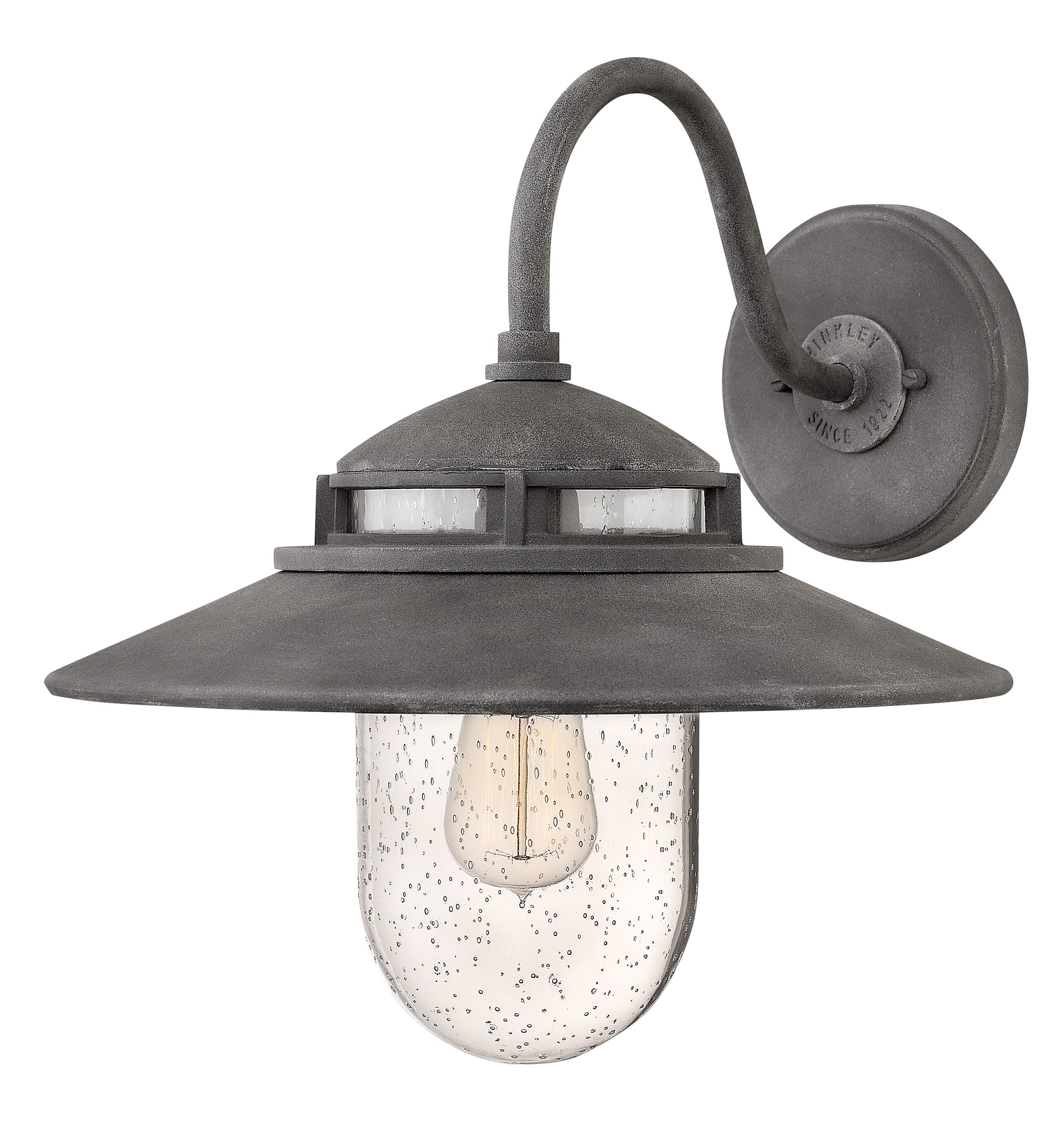 Aged Zinc LED Wall Mount from the Atwell Collection