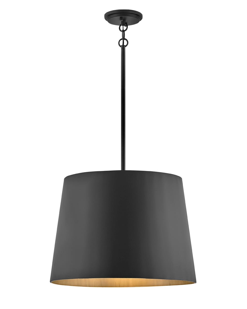 Black LED Pendant from the Alder Collection