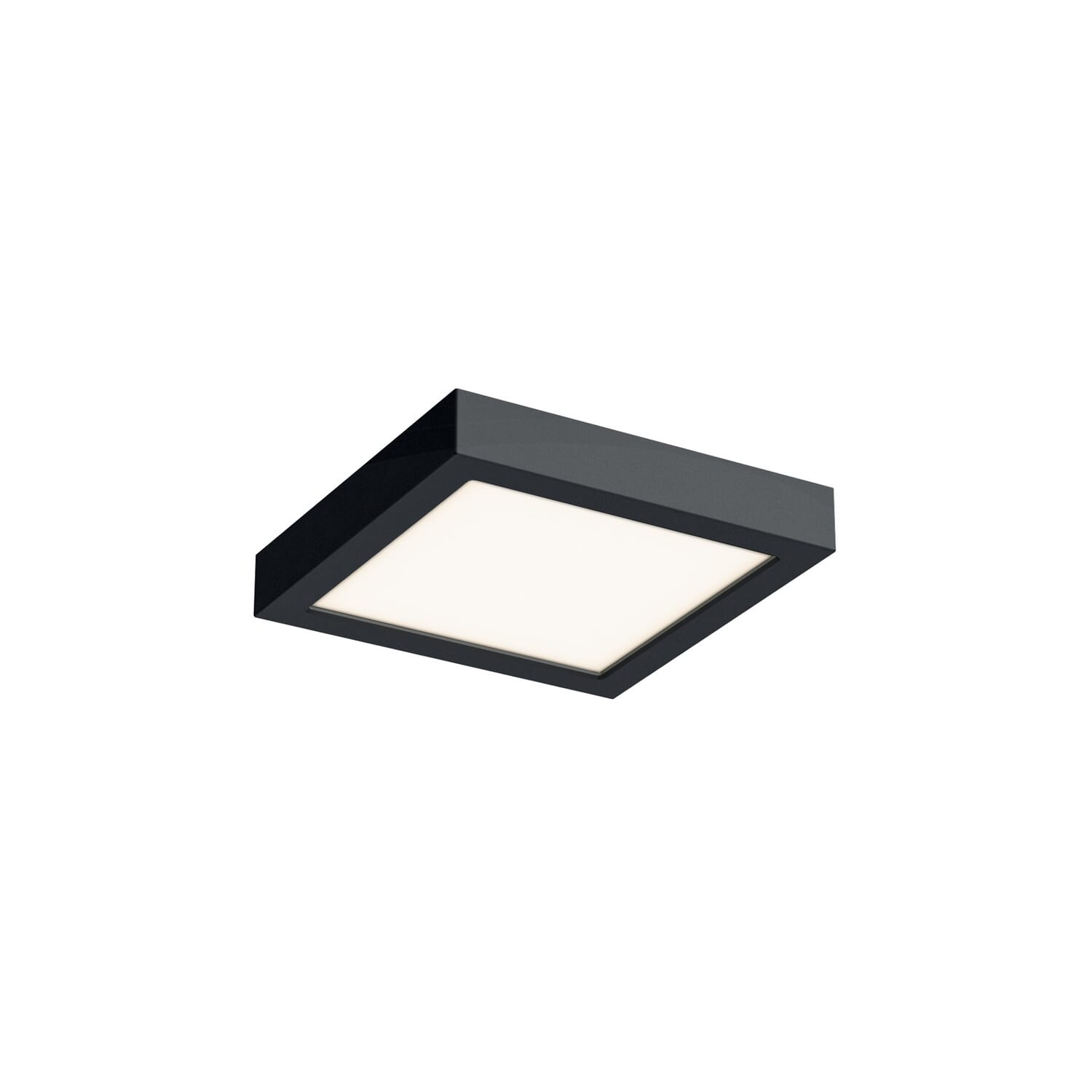 1-Light LED Flush Mount in Black