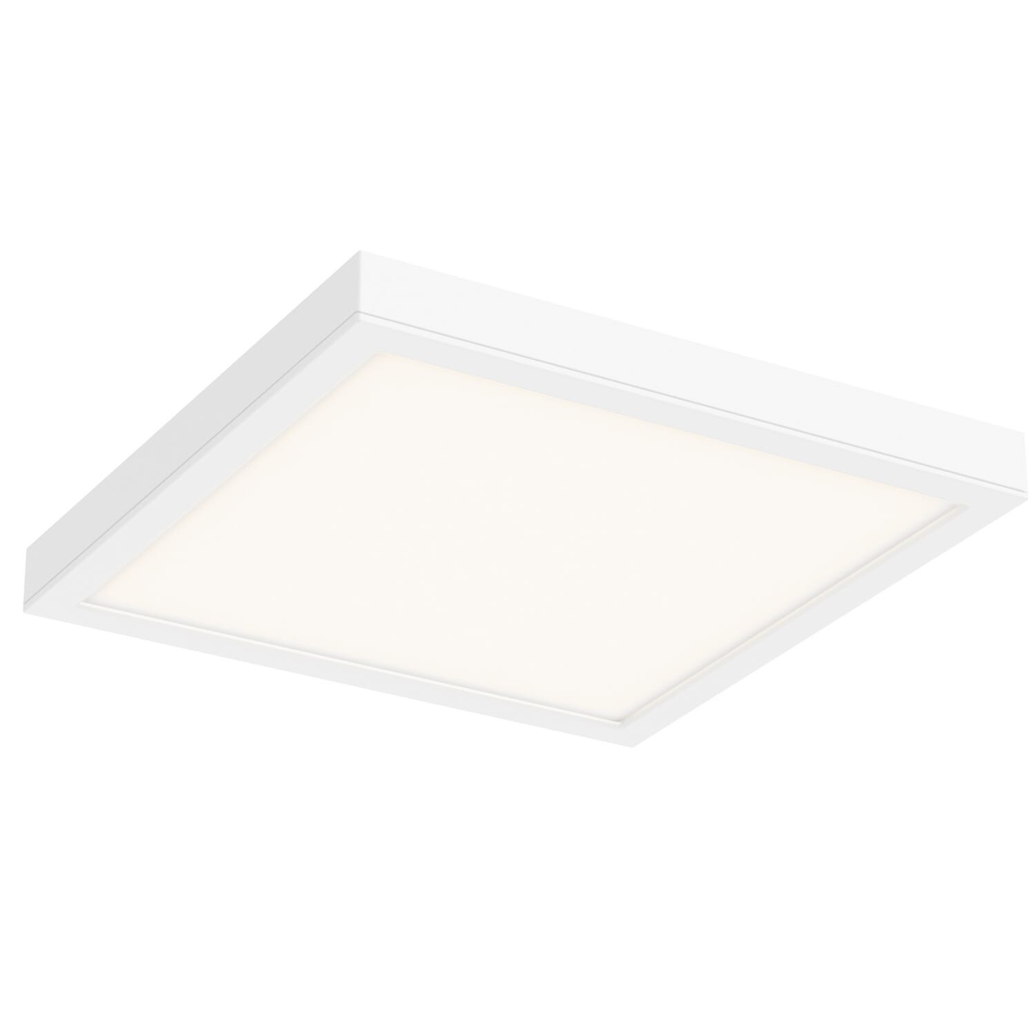 1-Light LED Flush Mount in White