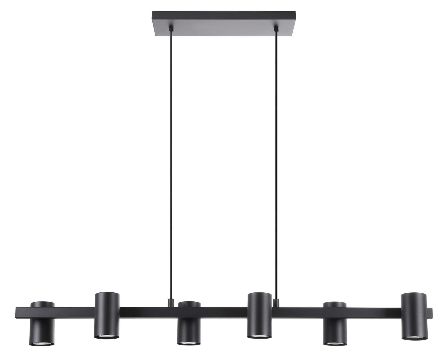 Gatuela 6-Light LED Pendant in Black