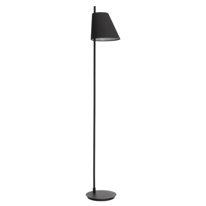 Estaziona 1-Light Floor Lamp in Structured Black Estaziona 1-Light Floor Lamp in Structured Black