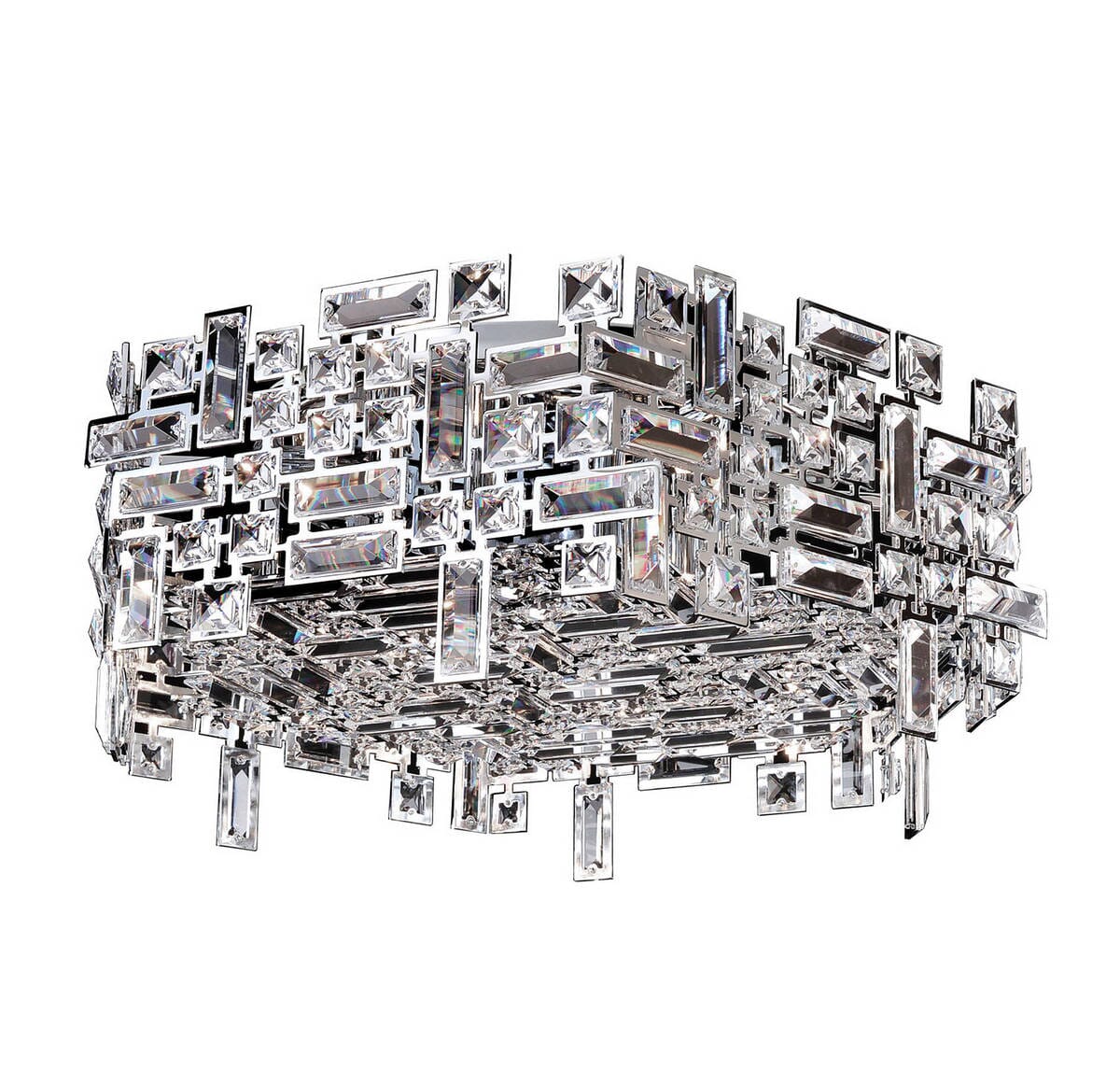 Allegri Vermeer 6-Light Ceiling Light in Chrome
