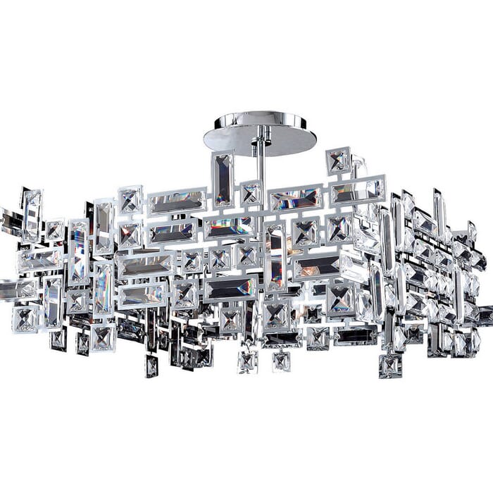 Allegri Vermeer 8-Light 21" Pendant Light in Chrome Allegri Vermeer 8-Light 21" Pendant Light in Chrome
