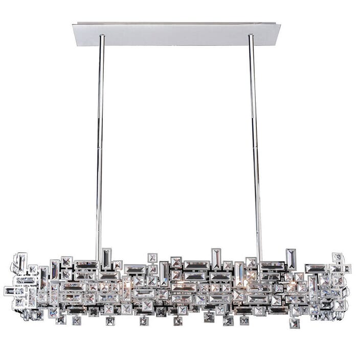 Allegri Vermeer 8-Light 14" Pendant Light in Chrome Allegri Vermeer 8-Light 14" Pendant Light in Chrome