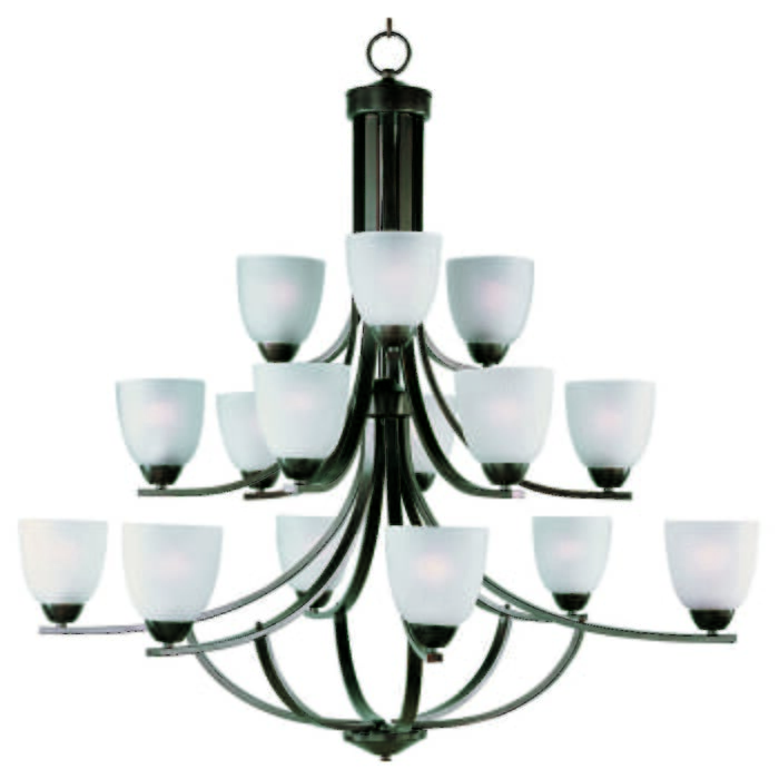 Maxim Axis 43" 15-Light Multi-Tier Chandelier in Oil Rubbed Bronze Maxim Axis 43" 15-Light Multi-Tier Chandelier in Oil Rubbed Bronze