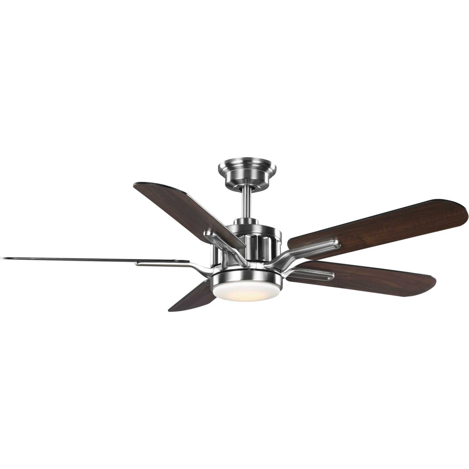 Brushed Nickel 54"Ceiling Fan from the Claret Collection