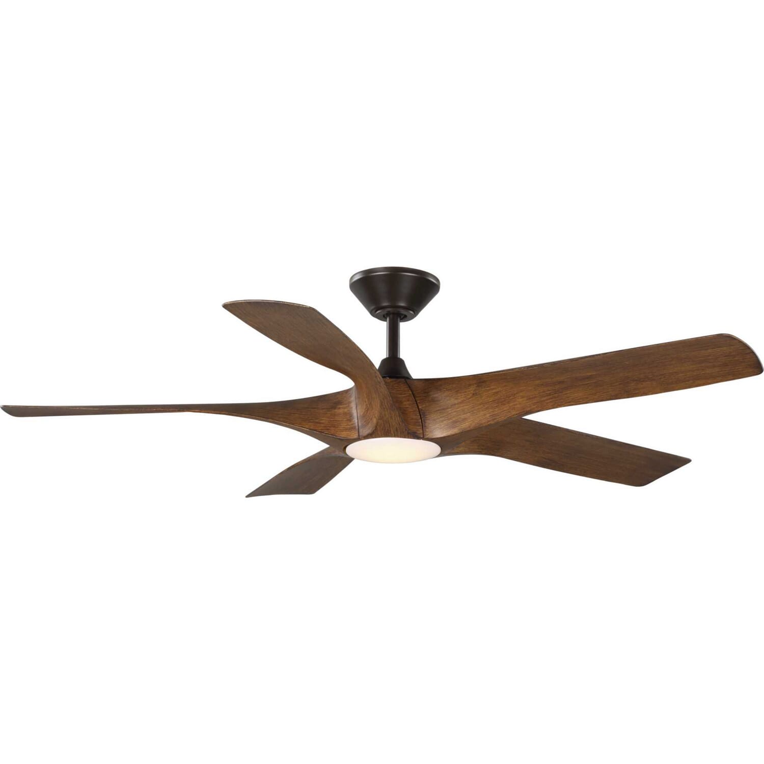 Koa Woodgrainith Bronze Accents 60" Ceiling Fan from the Vernal Collection