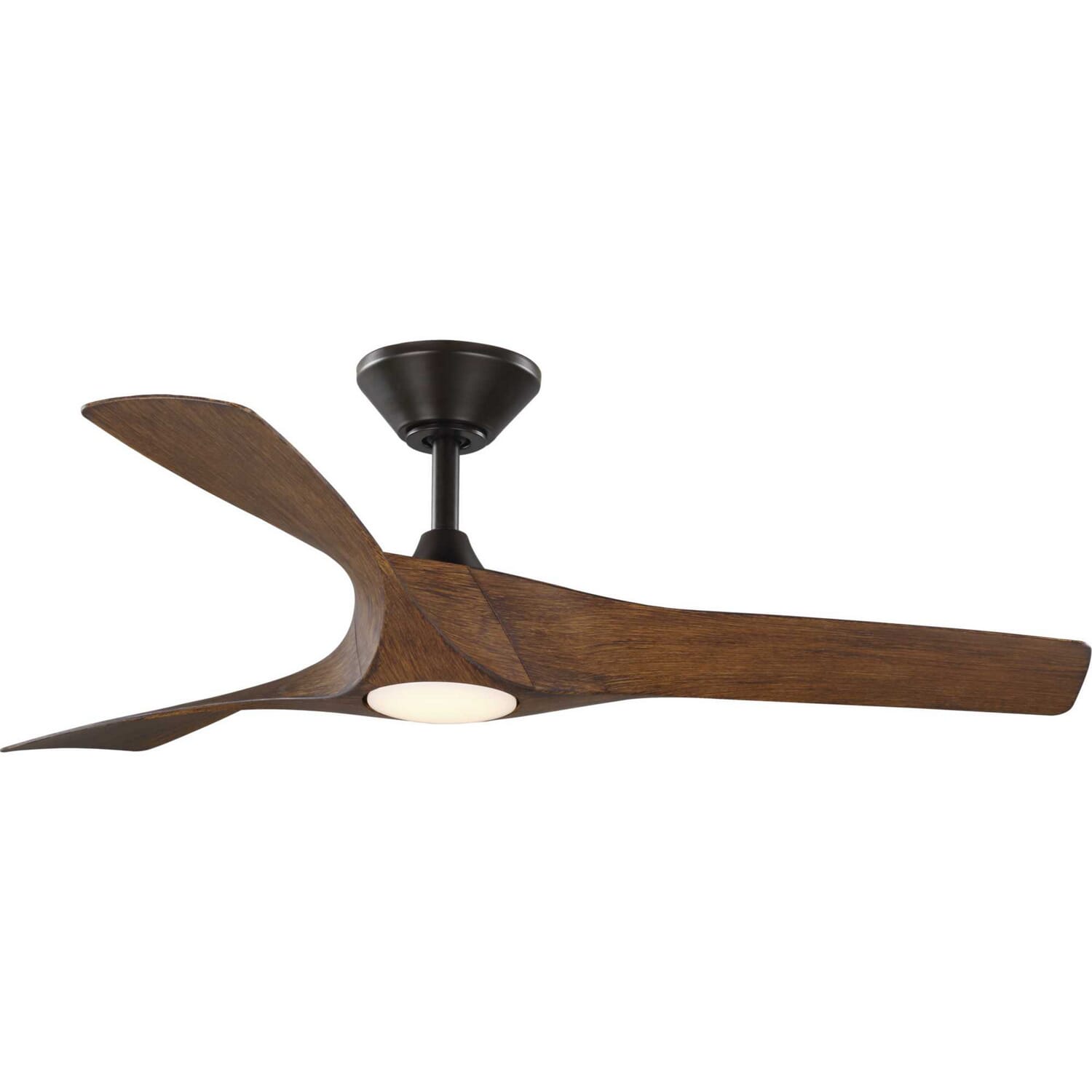 Koa Woodgrainith Bronze Accents 52"Ceiling Fan from the Ryne Collection