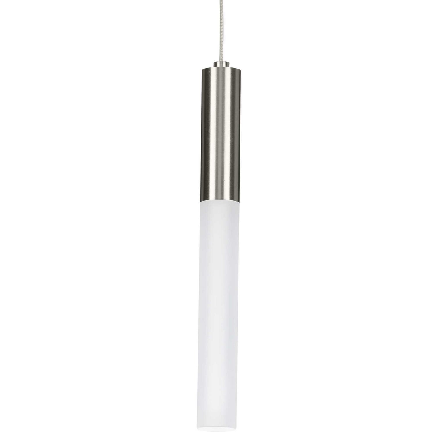 Brushed Nickel LED Pendant from the Kylo Led Collection
