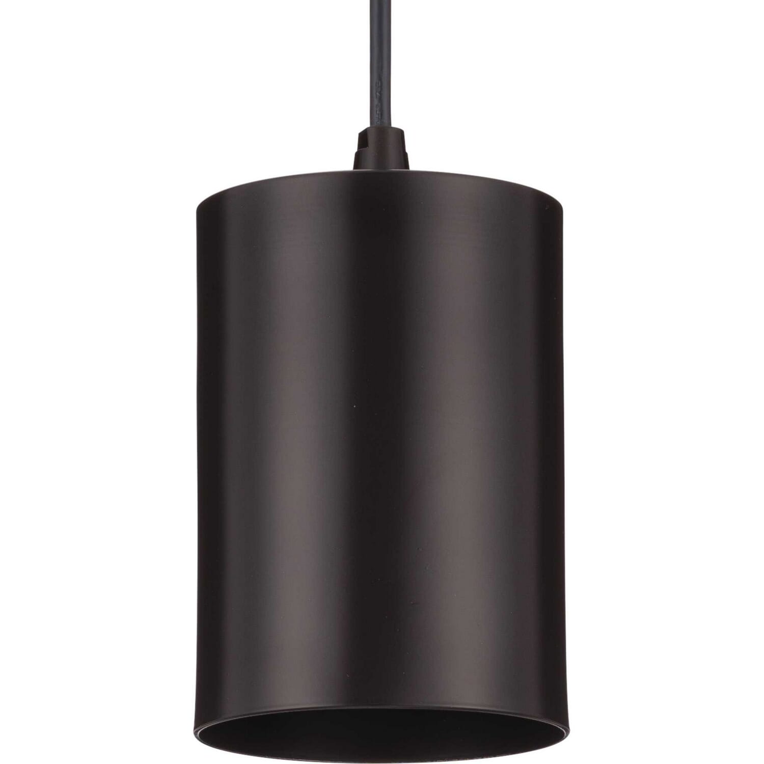 Antique Bronze One Light Pendant from the 5In Cyl Rnds Collection