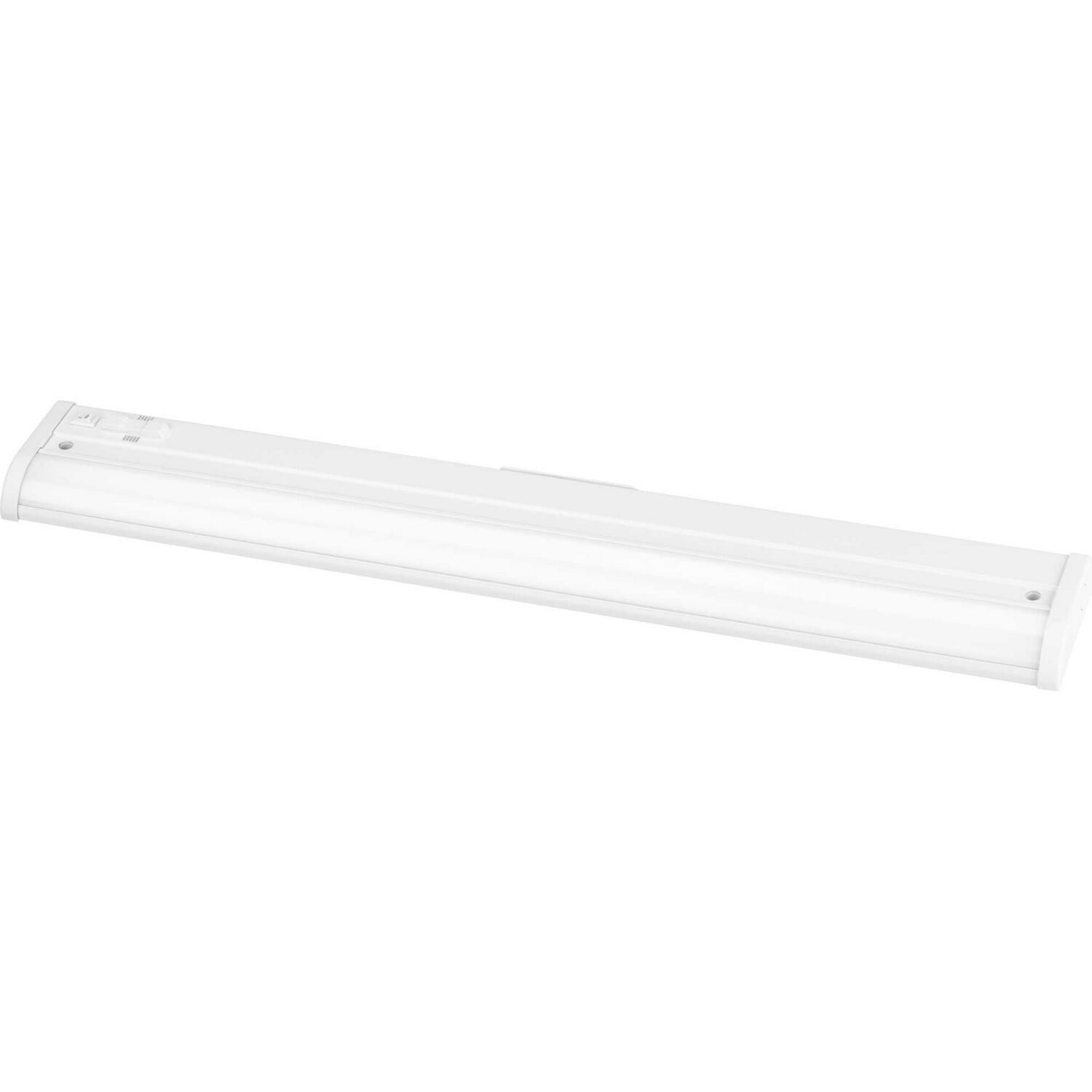 Satin White LED Linear Undercabinet from the Hide-A-Lite Collection