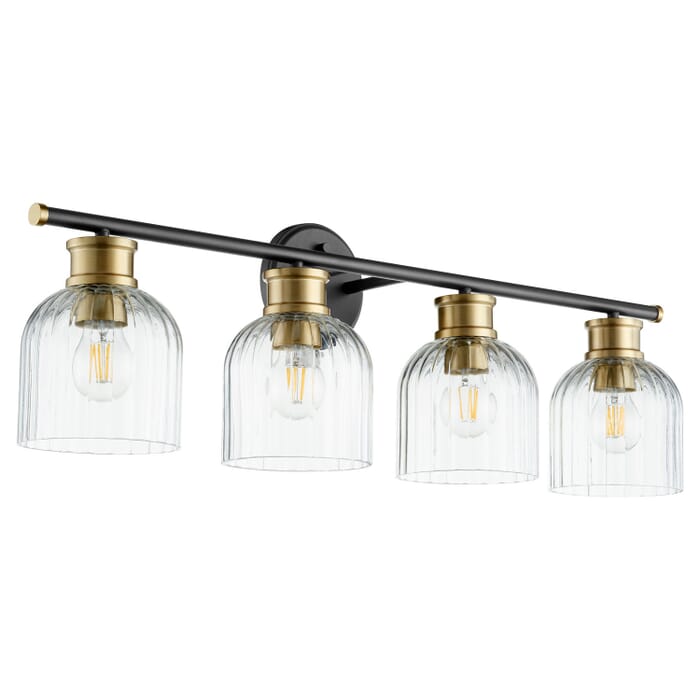 Four Light Vanity by Quorum Four Light Vanity by Quorum