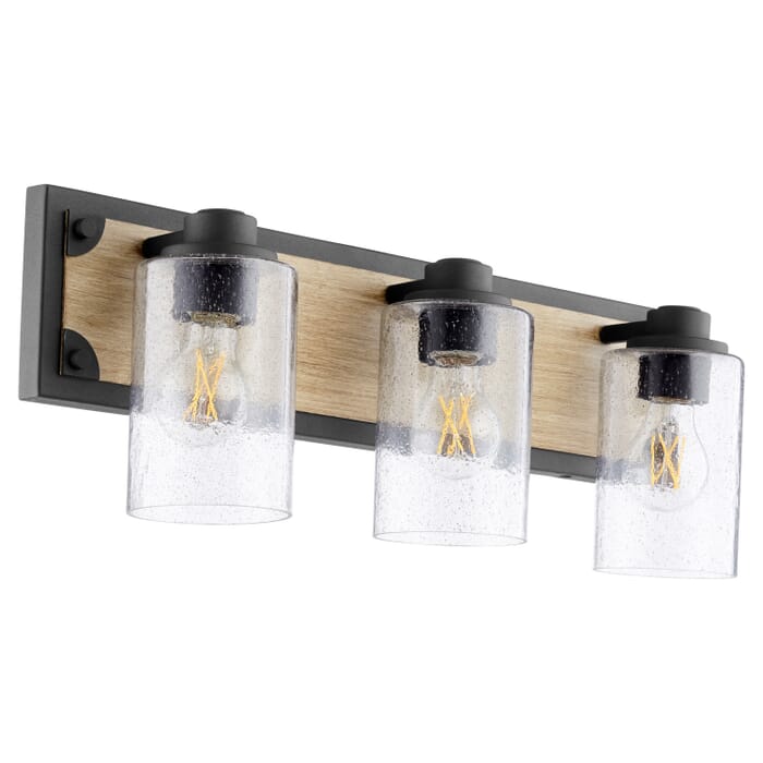 Three Light Vanity by Quorum Three Light Vanity by Quorum